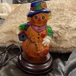 Vintage Old World Christmas Halloween Jack O’ Scarecrow Light - Merck Family